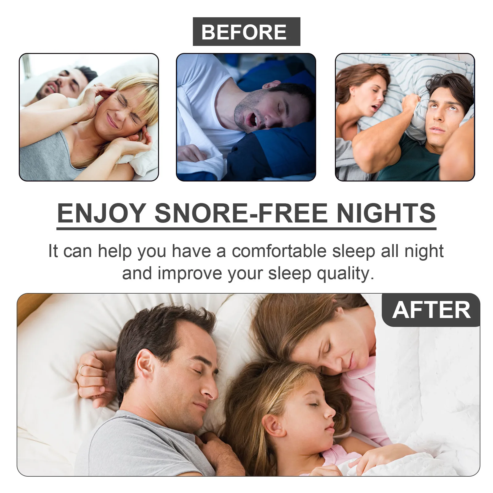 Anti Snoring Spray Aid Stop Snore Mouth Breath Corrector Improve Nighttime Sleep Breathe Better Nose Congestion Treatment Spray