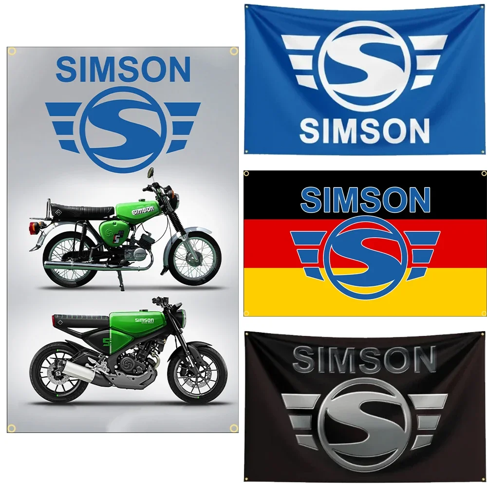 90x150CM 3X5FT Simsons Flag Polyester Printed Motorcycle Banner For Decor