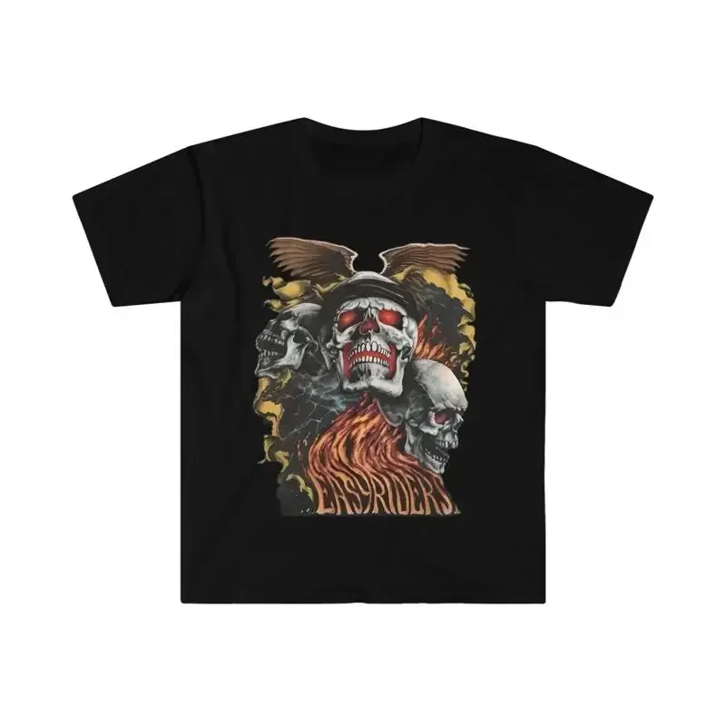 Easyrider Soft Cotton T Shirt Easy Rider Triple Skull