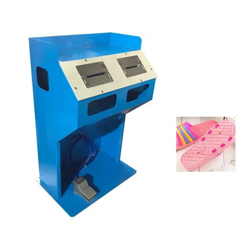 Factory Sales Rubber Plastic Sandal Strap Assembling Machine Low Price Slipper Strapping Tool