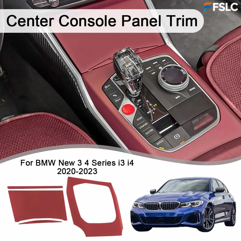 Car Decoration Center Console Panel Trim For BMW New 3 4 Series i3 i4 2020-2023 Cars Accessories Upgrade Modify A Car