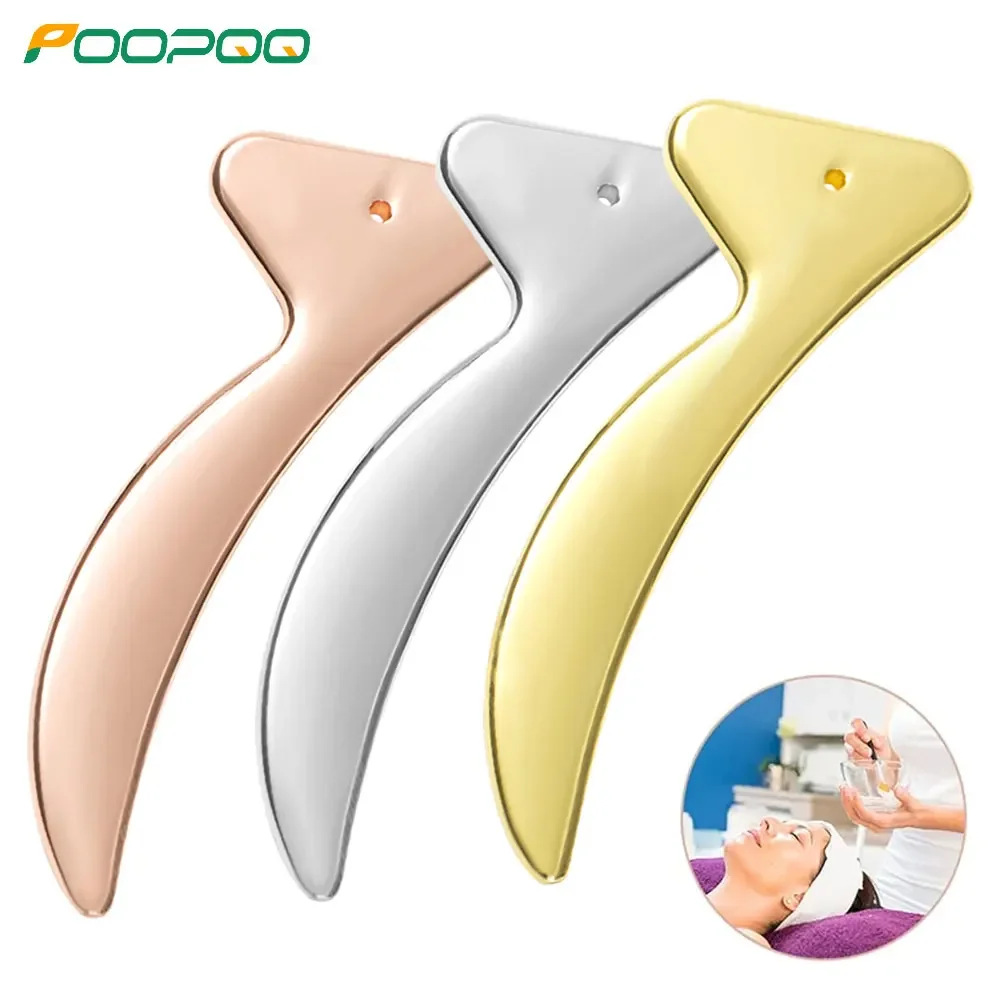 Metal Gua Sha Muscle Scraper Muscle Scraping Tool Guasha Massage Scraper, Fascia Scraper, Skin Scraping Tool Soft Tissue Massage