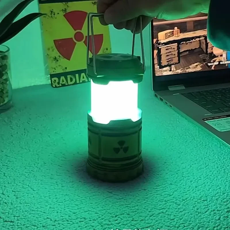 Mini Simulation Nuclear Reactor Lantern Gift Handheld Camping Light Halloween Gift Night Lamp Home Decor Ornaments - Image 3
