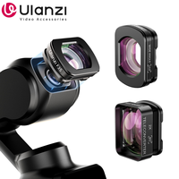 Ulanzi F35 Magnetic 1.5X Telephoto Wide-Angle Lens Expanded 112° for DJI Osmo Pocket 3 DualSided Coating Professional Protection