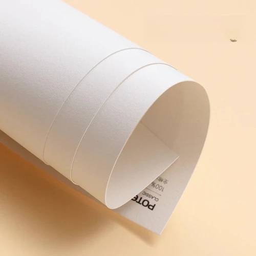 Imagen 2 del producto POTENTATE 300g papel de acuarela de algodón en bolsa prensa en frío prensa en caliente pintura de bocetos rugosos 4K 8K 16K 32K portátil sin ácido