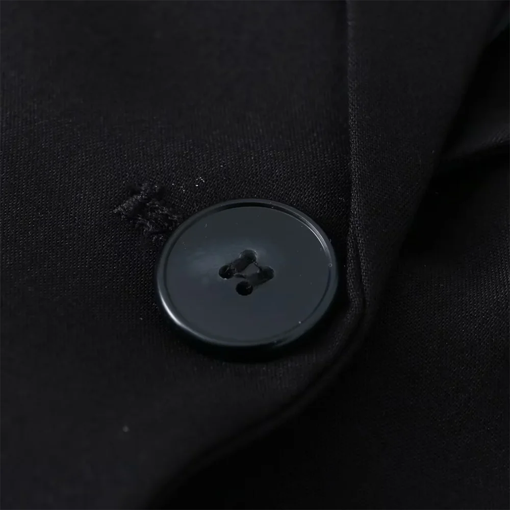 Early autumn suit jacket for petite women Korean version high-end niche design loose casual black suit formal wear