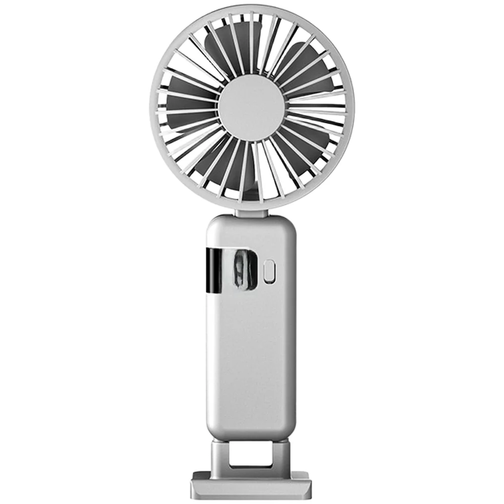 

Compact USB Rechargeable For MINI Fan with 5 Wind Levels Aerodynamic Blades and Foldable Design for Travel Camping or Office Use