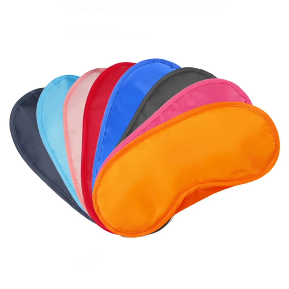 

30pcs Colorful Eyeshade Material Lightweight Travel Eye Mask For Home Office Women Sleep Aid Blinder Simple Durable Eye