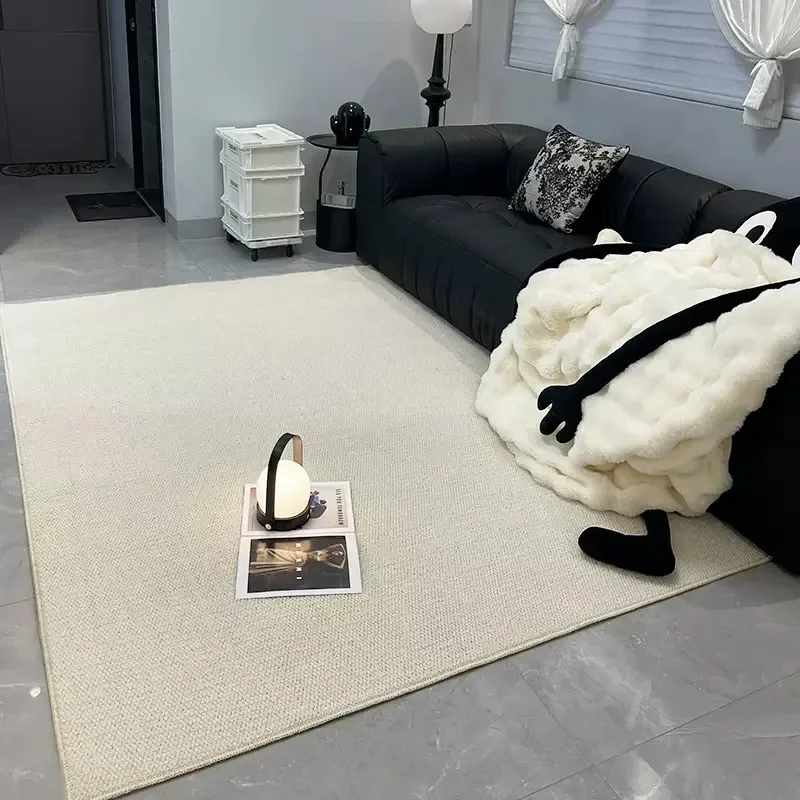 

luxury Handmade Popular Simple Stitched Sisal Carpet Living Room Coffee Table Study Tea Restaurant Hemp Door Mat