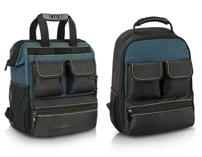 

Tool Backpack Multifunctional Repair Canvas Durable Portable Installation Special for Electricians
