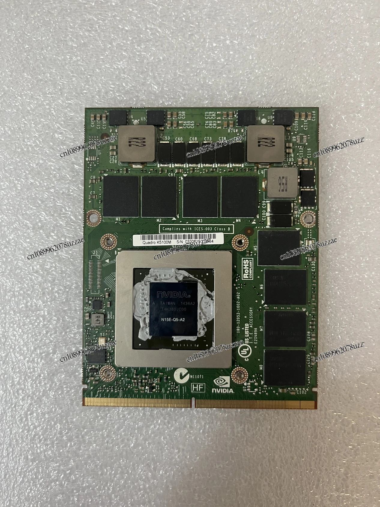 Dell M6700 M6800 K5100M GTX980M M5000M P4000M P5000M Graphics Board