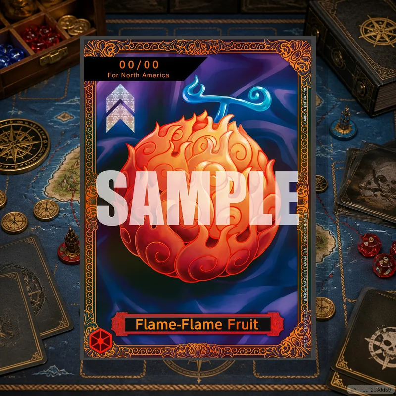 Flame-Flame Fruit en DIY OPCG Collection Cards Self Made Single Card Classic Game Anime Card Gift Toy 5PCS 10PCS Set