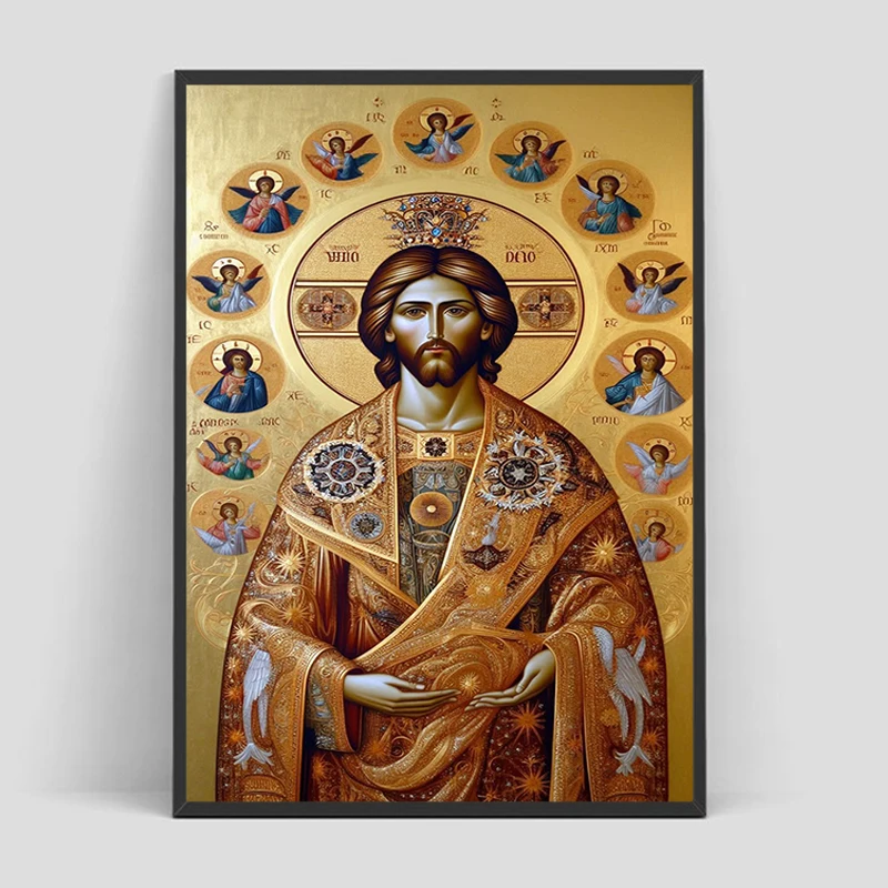 

1 Pc Jesus Poster Bedroom Decoration Room Paintings on the Wall Painting Canvas Gift For Home Decor Items Decorative Picture