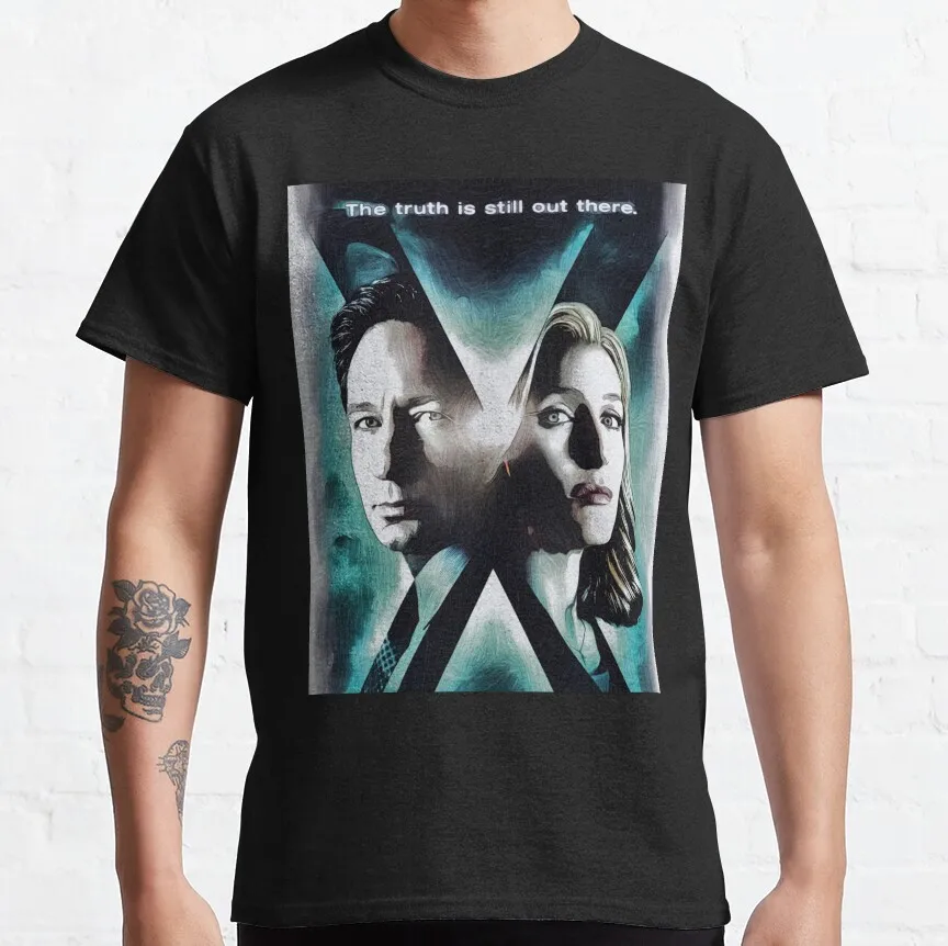 

vintage sci fi The X-Files movie The Truth is Still Out There 100% cotton printed t shirt Alien UFO plus size clothing