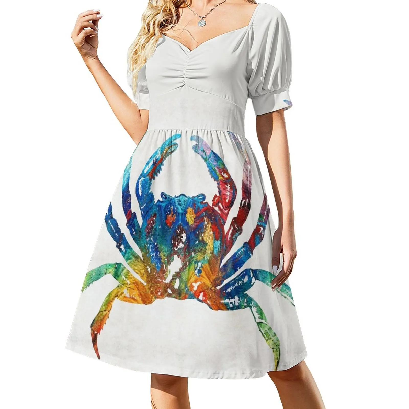 

Colorful Crab Art By Sharon Cummings Dress Dance dresses Beachwear