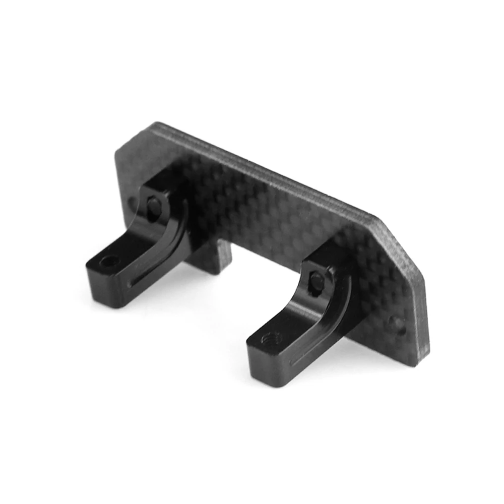 Carbon Fiber Servo Mount Axle Up Servo Fixed Bracket for Axial SCX10 SCX10 II 90046 1/10 RC Crawler Car Upgrade Parts