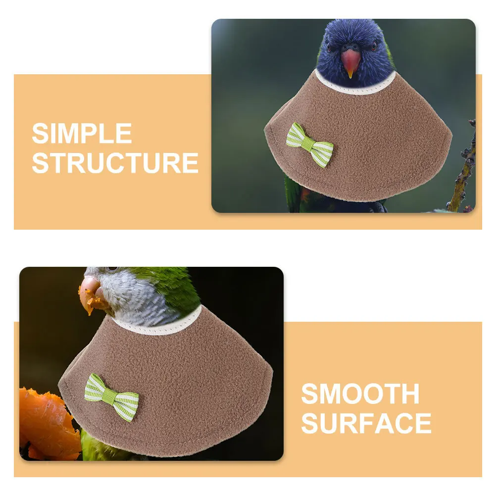 

Bird Protective Collar Soft Lightweight Anti-Pecking Neckwear for Parrot Surgery Recovery Bird Decors Breathable Reusable Pet
