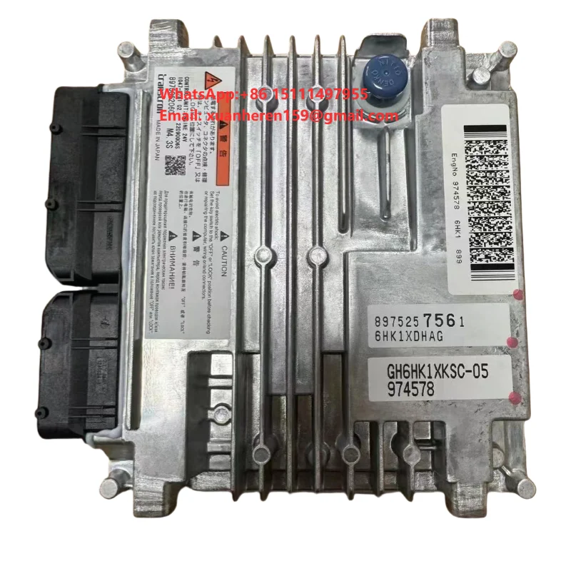 8-97525756-1 for Isuzu 6HK1 Engine ECU Controller for SANY Crawler Crane SCC900E SY375H Excavator Parts