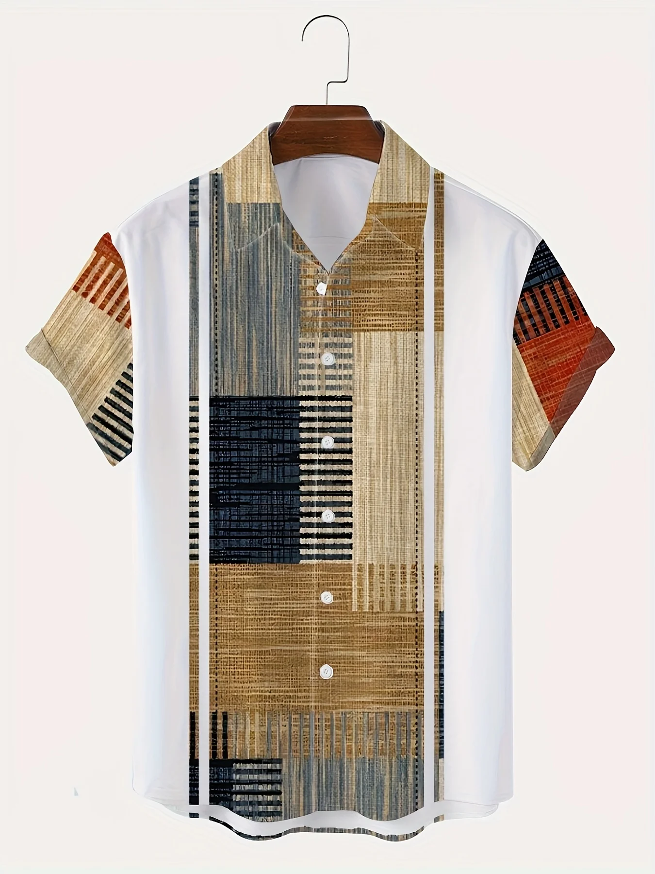 2026 Summer Men's Shirt - 3D Printed Design Breathable Lightweight Stylish and Fashionable Outdoor Men's Clothing