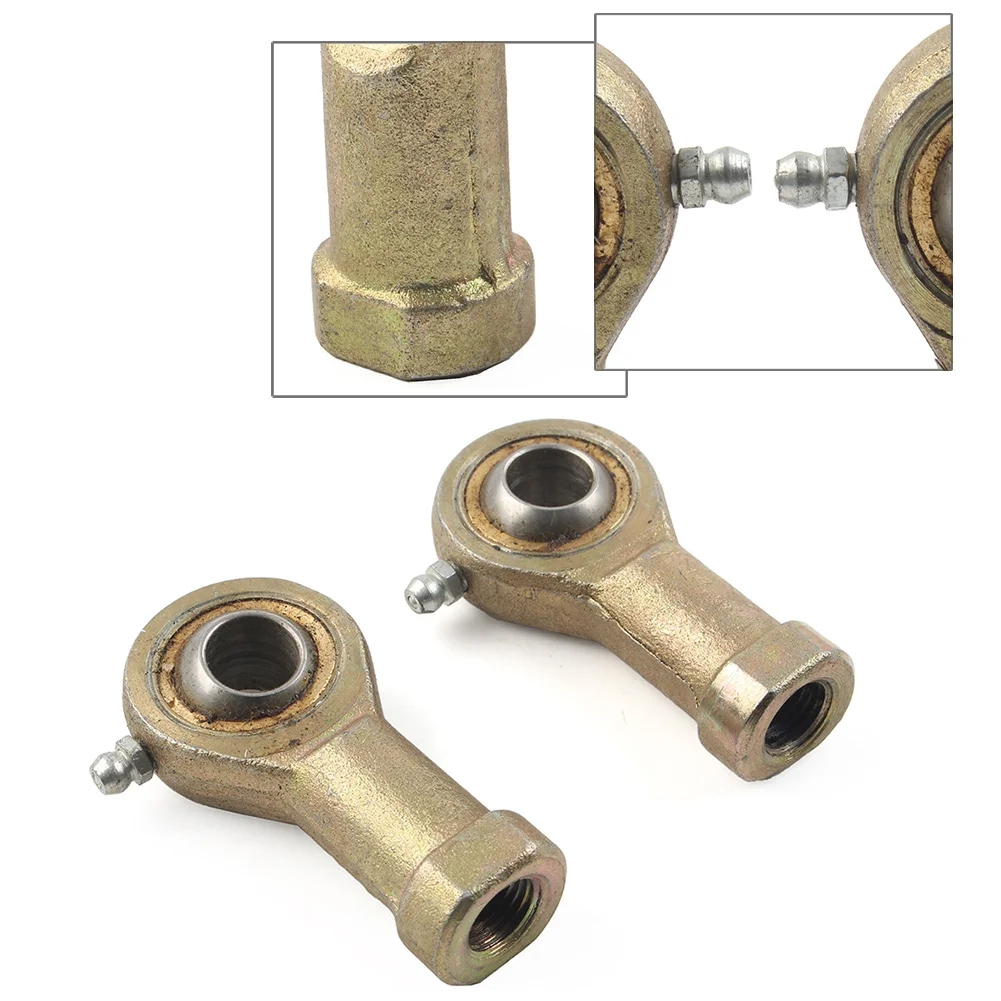 2Pcs 14mm Fish eye Rod Ends Bearing Female Thread Ball Joint Right Hand For 50cc 70cc 90cc 110cc 125cc 200cc 250cc Dirt Bike ATV