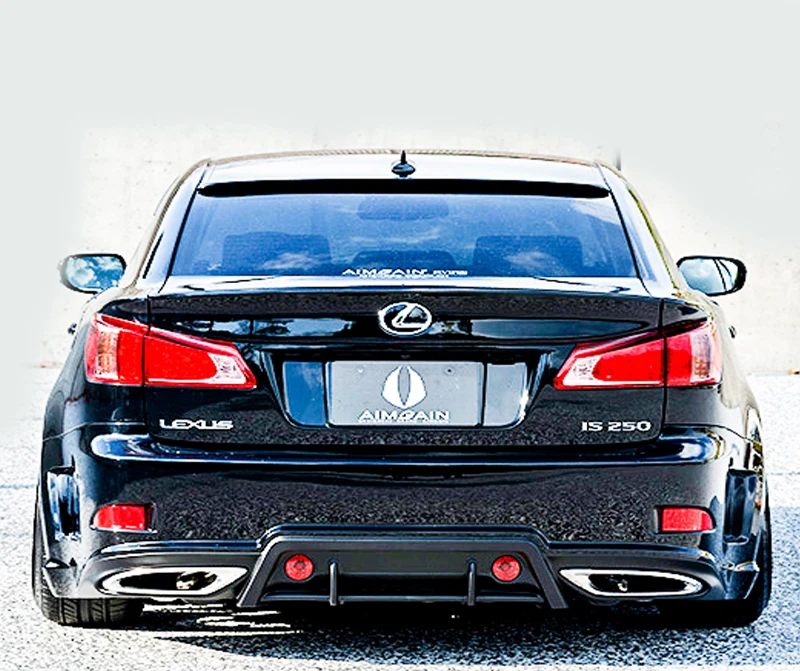 Runde Car Modification Resin Material Old Lexus Upgrade IS300 Body Kit For 2006-2012 Lexus IS250 Aimgain Style Rear Bumper