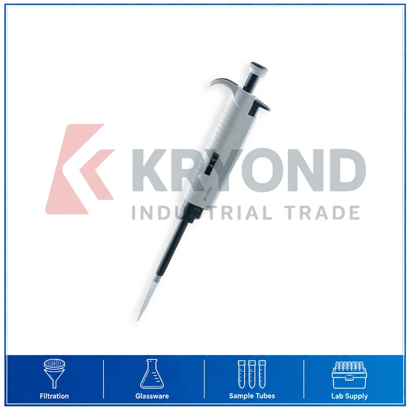 200-1000ul Single Channel Micropipette Adjustable Pipettor Half Autoclavable Design Volume Range Control System 1PCS Set Series
