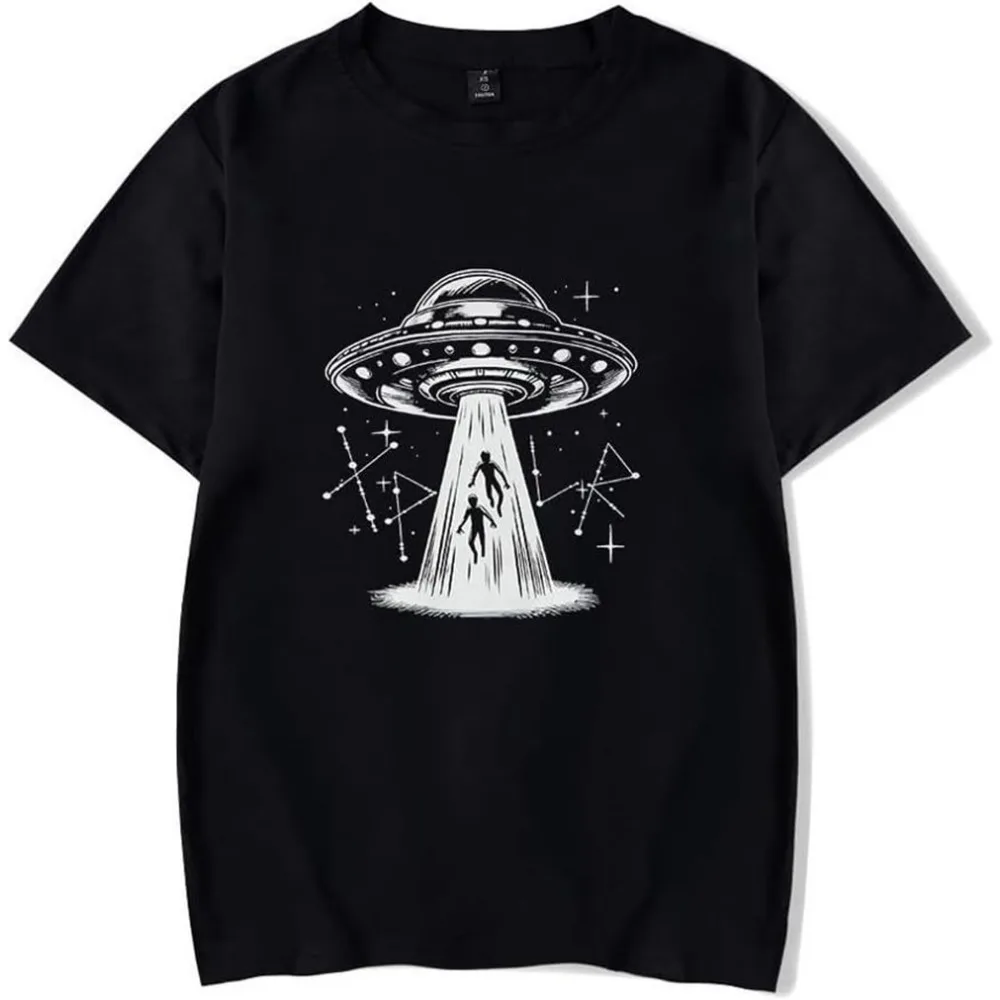 XPLR Sam and Colby UFO Merch T-Shirt Unisex Short Sleeved T Shirt Casual Tee