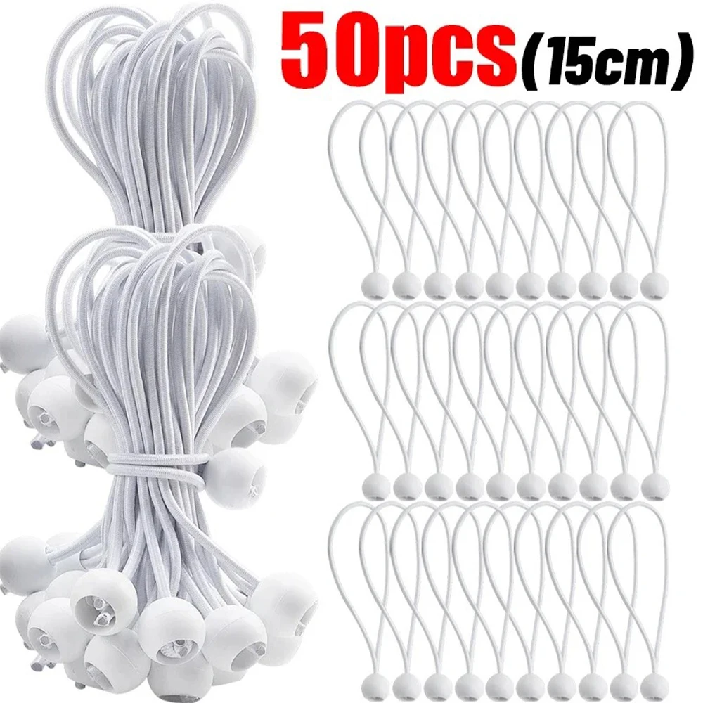 Outdoor Elastische Bal Touw Bungee Koorden Draagbare Tent Bevestiging Dekzeil Luifel Luifel Zware Tarp Vastbinden Tent Accessoires