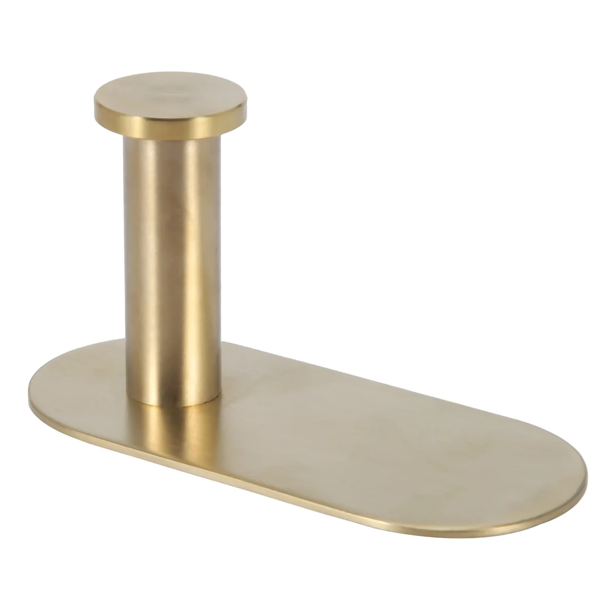 Wall Mounted Hand Towel Bar Rack Brushed Gold Stainless Steel Round Toilet Paper Holder Hook Hardware Accessories,10cm