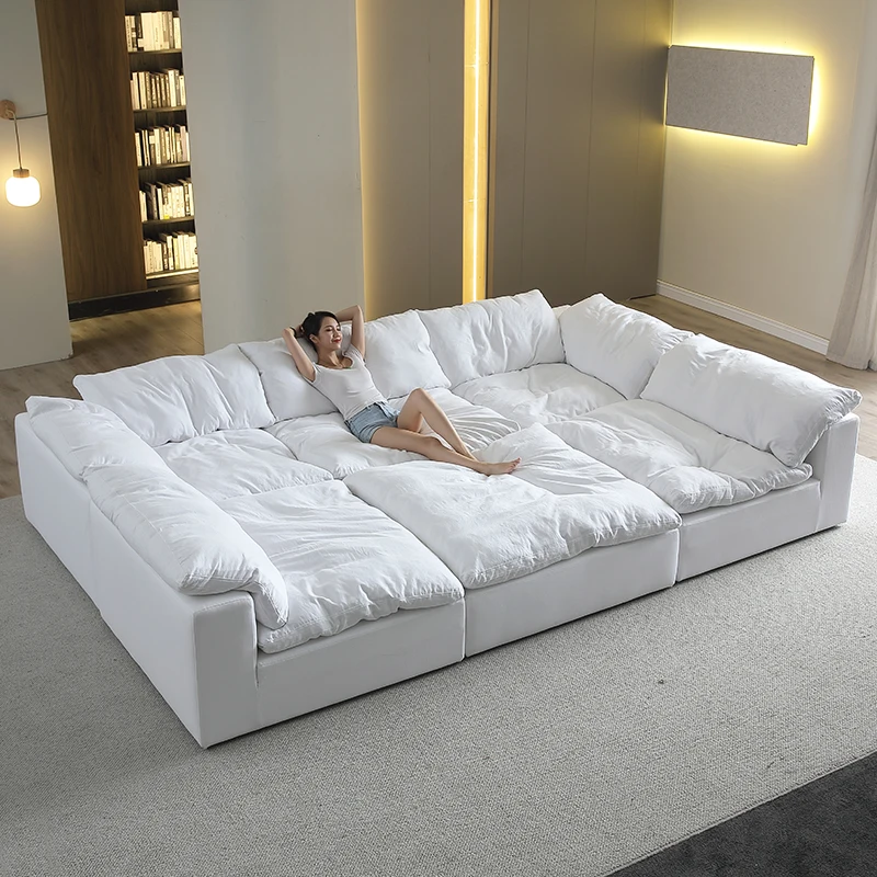 Cloud Modular Compression Sofa Vacuum Packed | Curved Sectional Lounge | Save 50% Freight