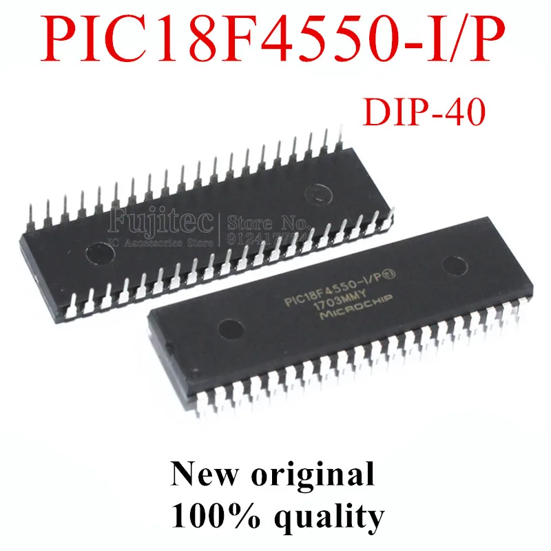 PIC18F4550-I/P PIC18F4550 18F4550 DIP-40 In Stock