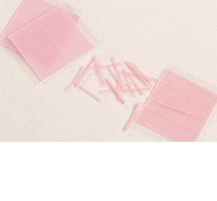 1/3/5set strisce adesive bifacciali trasparenti invisibili in fibra adesivi a doppia palpebra elasticità naturale di lunga durata