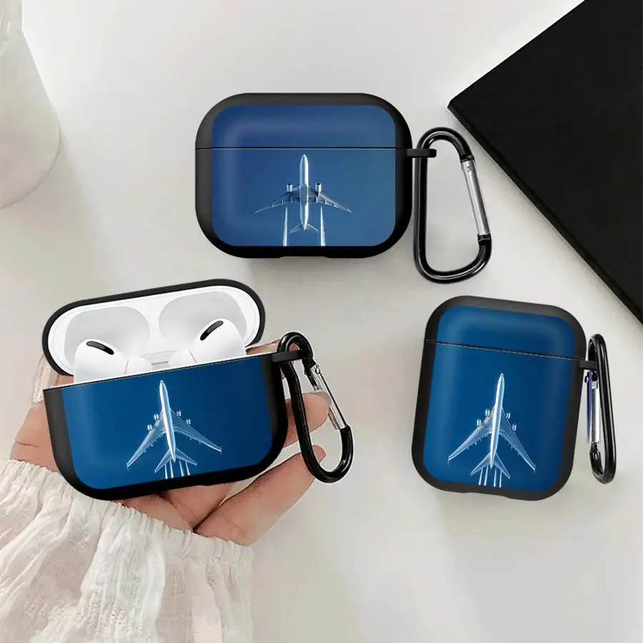 Aircraft Fly Smoothly Earphone Cases Cover Case For Airpods 2 Pro Pro3 Pro2 1 3 4