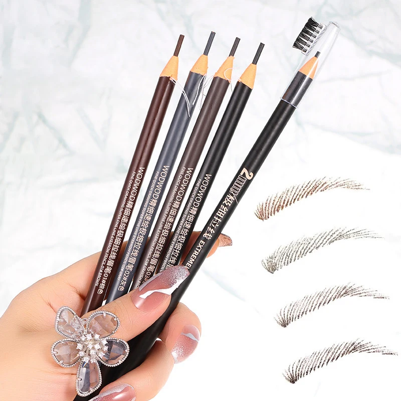 1 Pcs Waterproof Sweat-Proof Eyebrow Pencil Ultra-Thin  Eyebrow Pen For Women Beauty Cosmetic Eyebrow Pencil Cosmetics Tool