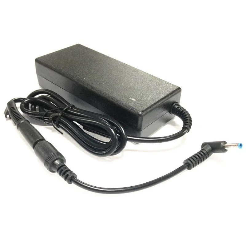 Tip Charger Connector DC Power Adapter 7.4x5.0mm to 4.5x3.0mm for HP Laptop Stream Spectre Pavilion Envy Elitebook Split Chrome