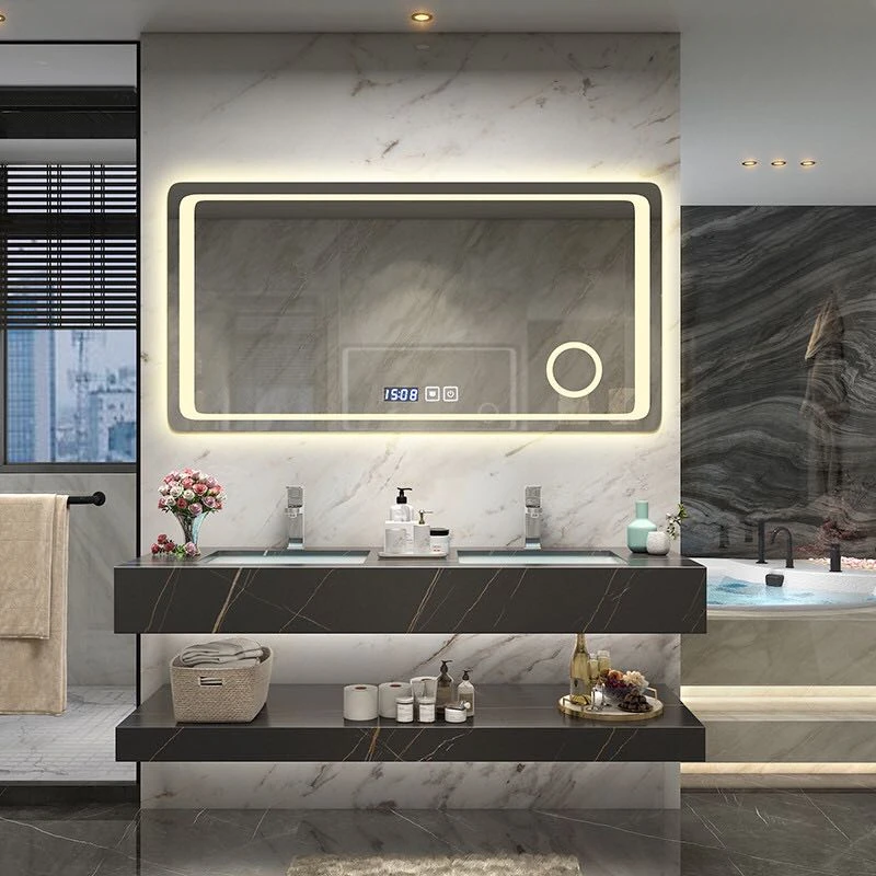 Storage Large Mirror Cabinets Modern Luxury Vanity Bathroom Makeup Mirror Cabinets Hanging Mueble Con Espejo Furniture Home