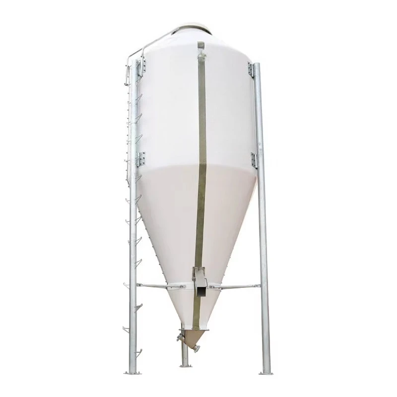 Smart Fiberglass Feed Storage Tower - with Load Cells, Precise Feed Control, Ideal for Automated Farms