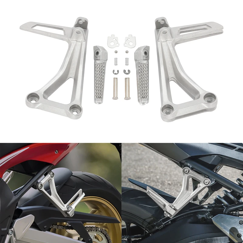 Motorcycle Rear Passenger Foot Pegs Bracket Set For Honda CB650F 2014-2019 CBR650F 2014-2018