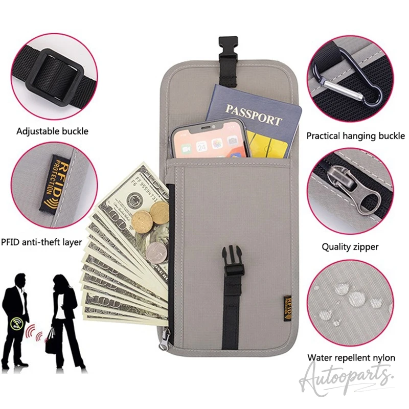 RFID Anti-theft Wallet Travel Passport Purse ID Card Holder For BMW E28 E30 E36 E39 E46 E60 E70 E85 E90 E83 F10 F20 F30 E80 M M5 view 6