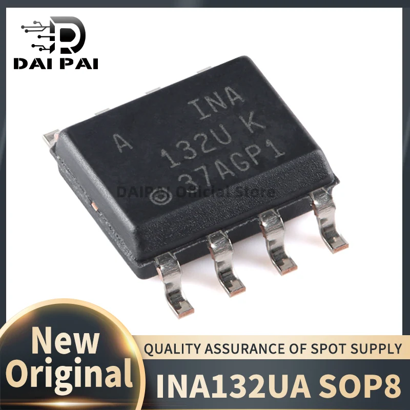 (10piece)100% New original INA132UA INA132 INA132U SOP-8 Single Power Differential Amplifier Chipset