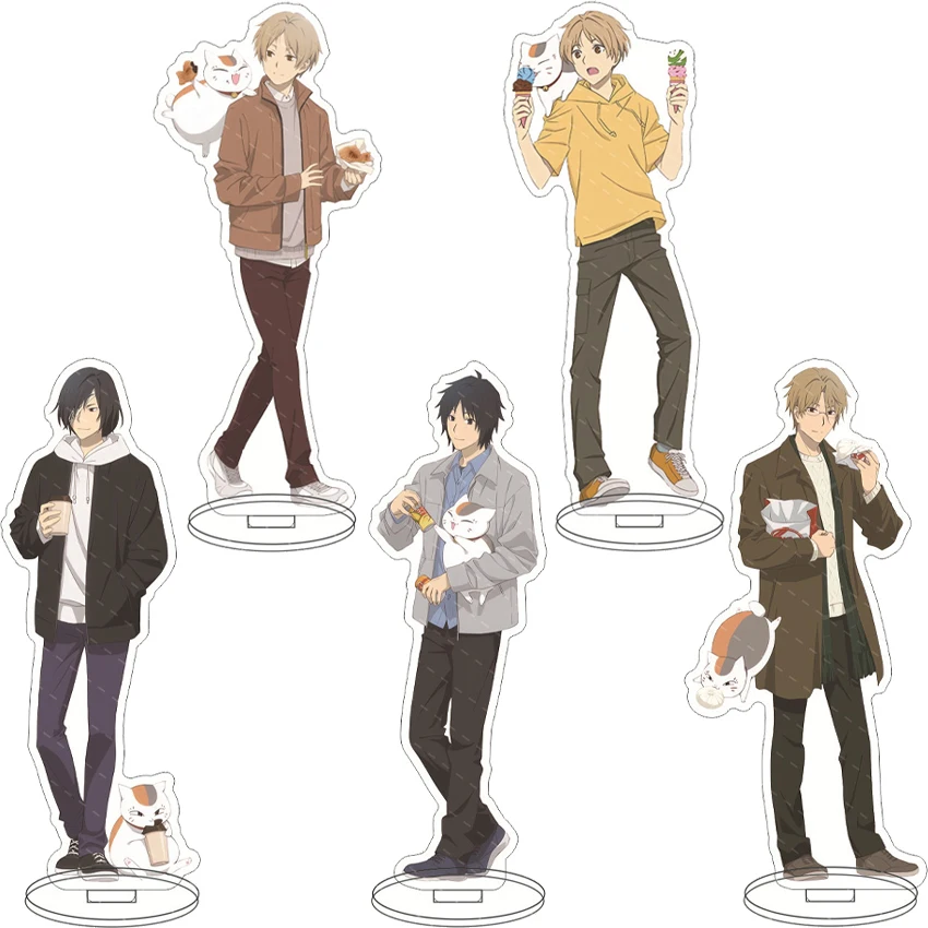 16CM Anime-Figur Natsume's Book of Friends Takashi Natsume Madara Nyanko-sensei Kaname Tanuma Cosplay Acryl-Ständer Ornamente Geschenke