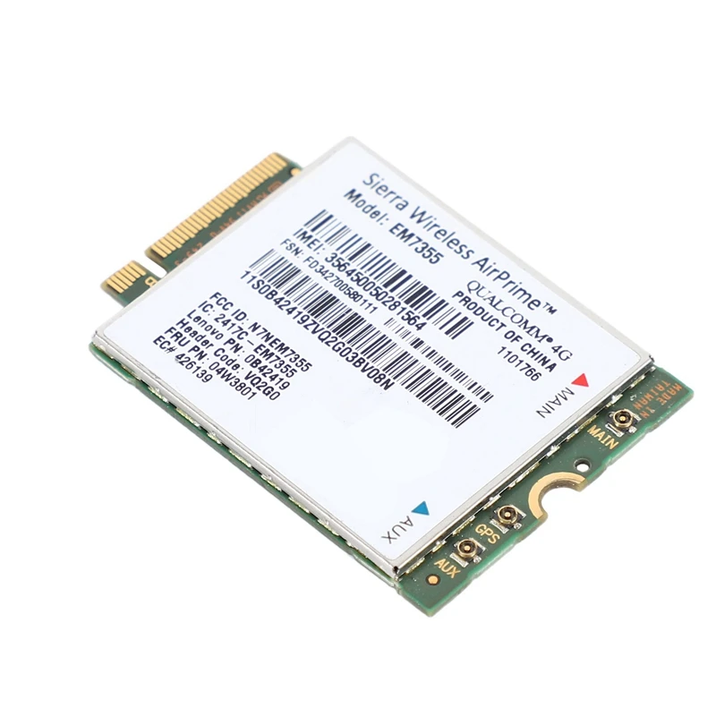 Модуль EM7355 LTE/EVDO/HSPA, плата NGFF 42 Мбит/с, 4G для Lenovo Thinkpad T431S T440 T440S T440P T540P W540 X240