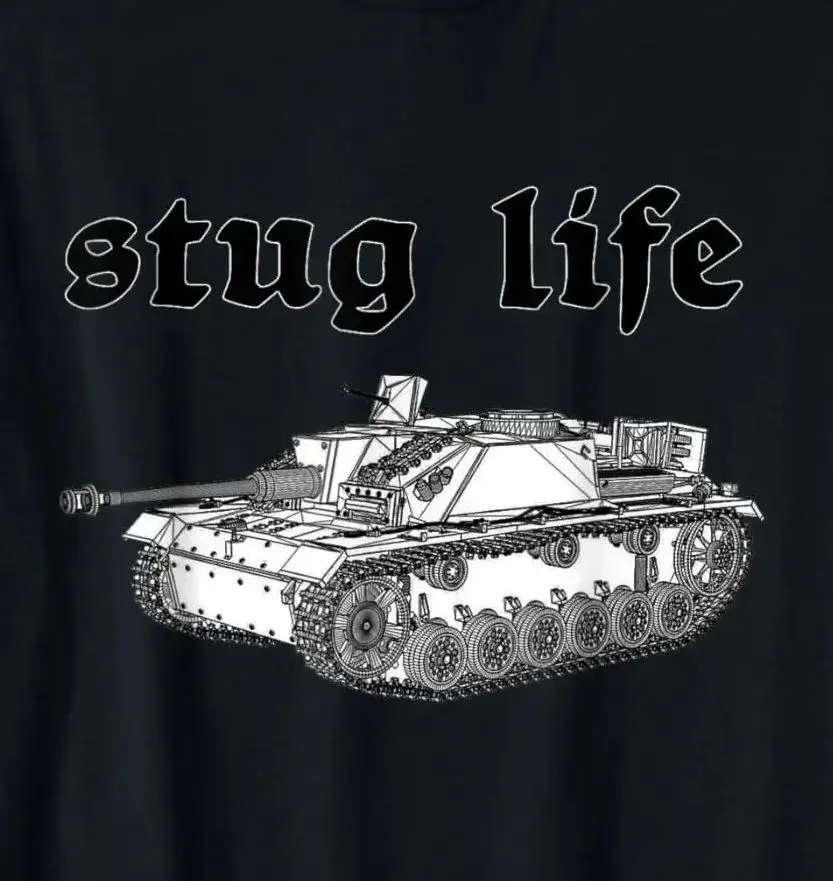 

StuG Life - WW2 Tank History Men T-Shirt Short Sleeve Casual 100% Cotton Shirt