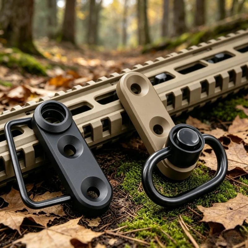 M-LOK QD Sling Adapter Base, Metal Quick Detach Sling Buckle Fit for N4 Outdoor Hobby Modification Models