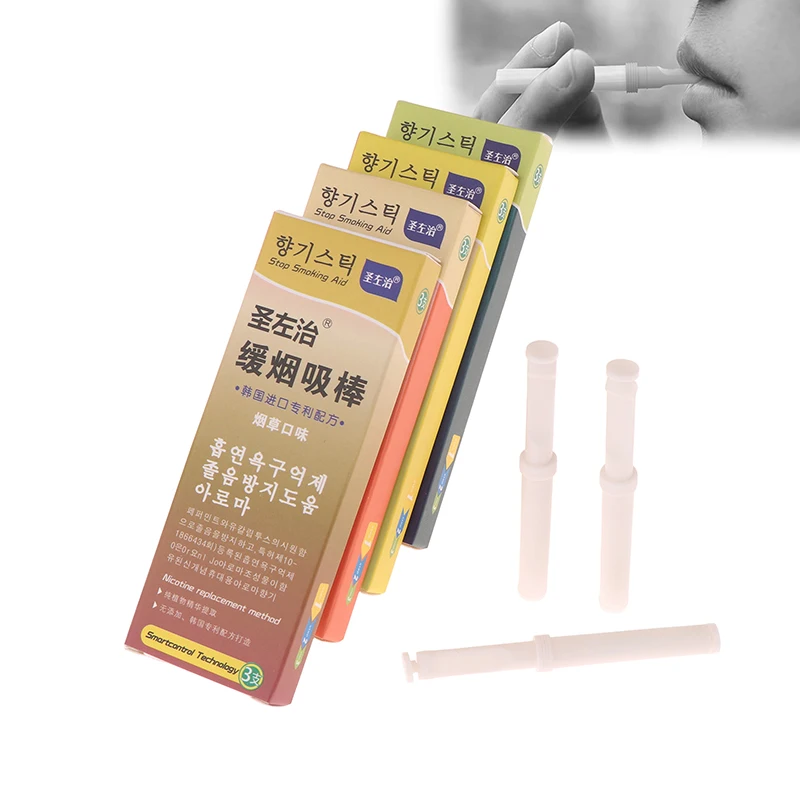 3pcs/Box Health Replacement Cigarette Stick Nicotine Free Plant Health Relieve  Addiction Portable  Accessories