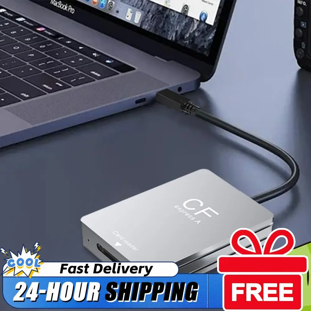 

Устройство для чтения карт CFexpress Type A с кабелем USB C - USB C/USB A, портативное устройство для чтения CF Express, поддержка Android/Windows/OS для SLR-камер