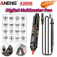 ANENG A3009 Digital Multimeter Pen DC AC Voltage Professional Test Tools Non-Contact Voltmeter Smart Voice Broadcast Tester