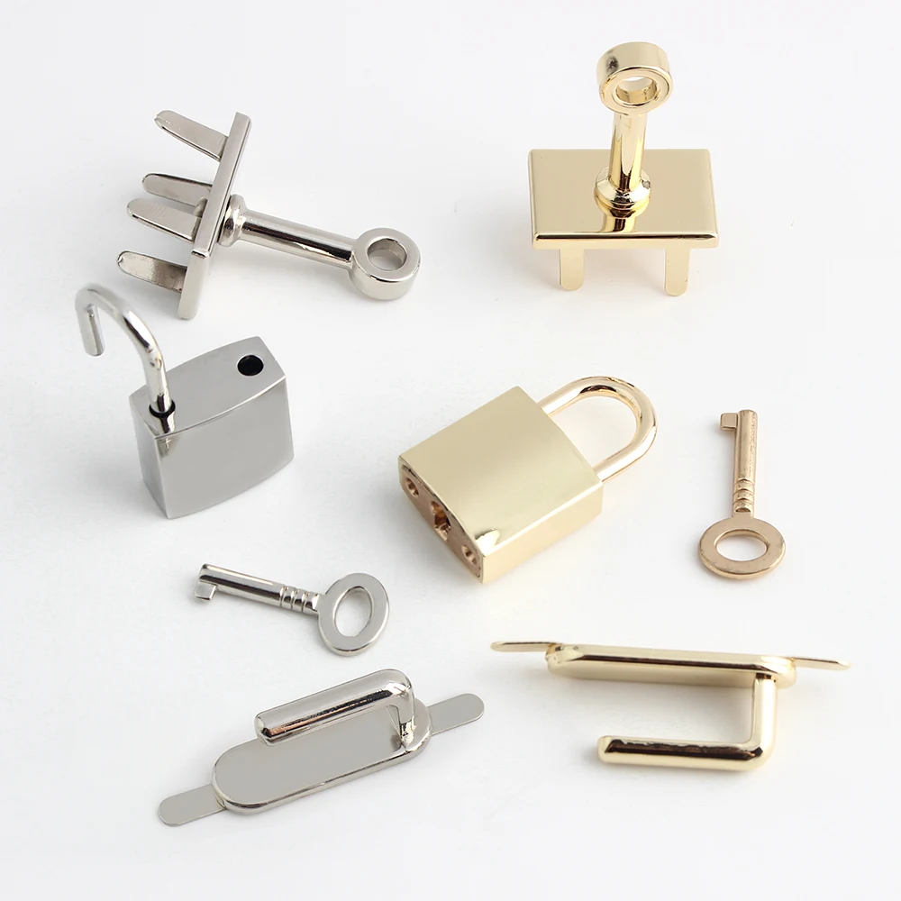 1Set Fashion Metal Bag Lock Clasp Women Tote Bags Making Supplies Bag Bir Kin Accessories Sets For Handbag DIY Hardware Kits