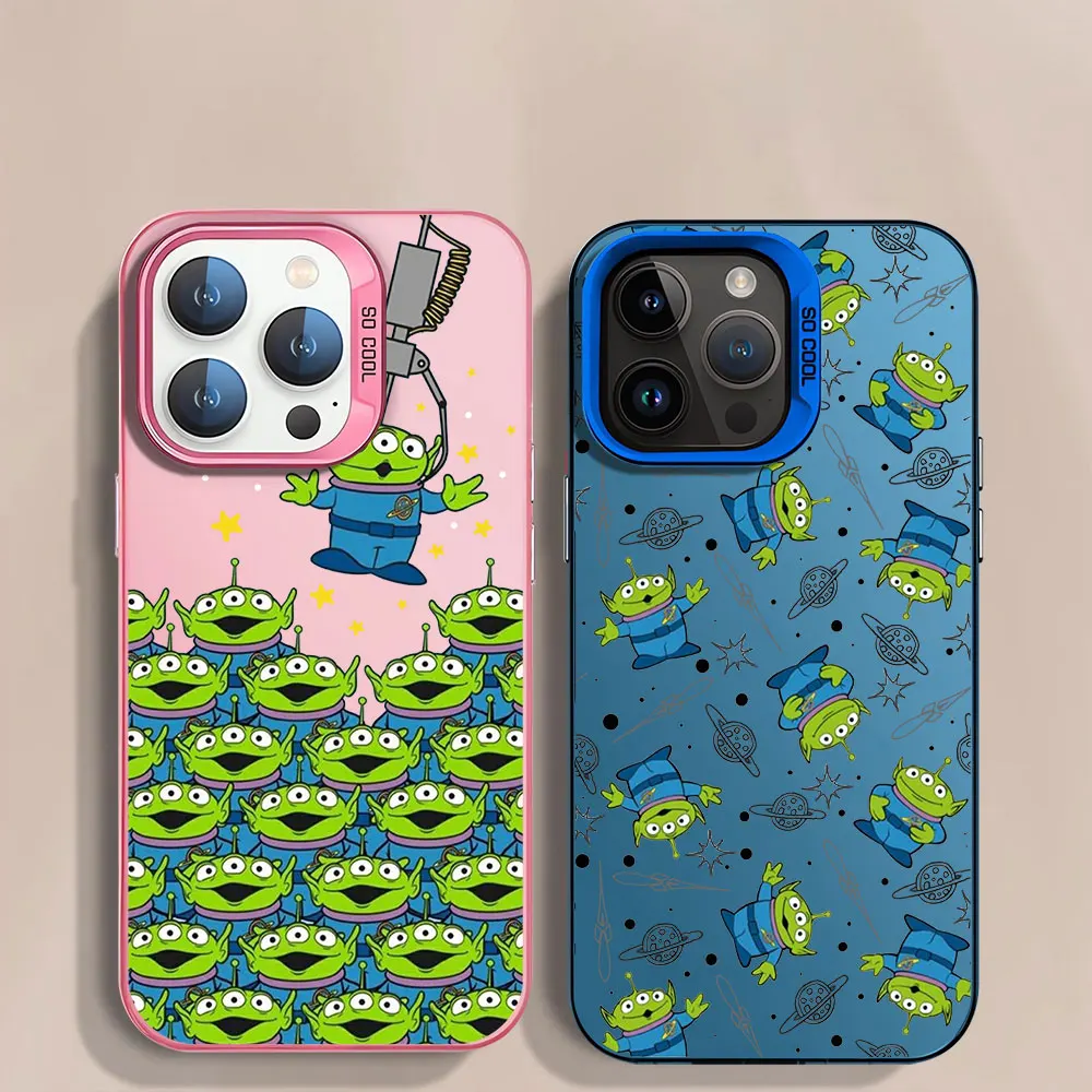 Disneys Toys Storys Aliens Telefoonhoesje Voor Apple Iphone 15 Pro Max 14 Pro 13 12 11 Pro Max 14 Plus Schokbestendige Mobiele Hoes