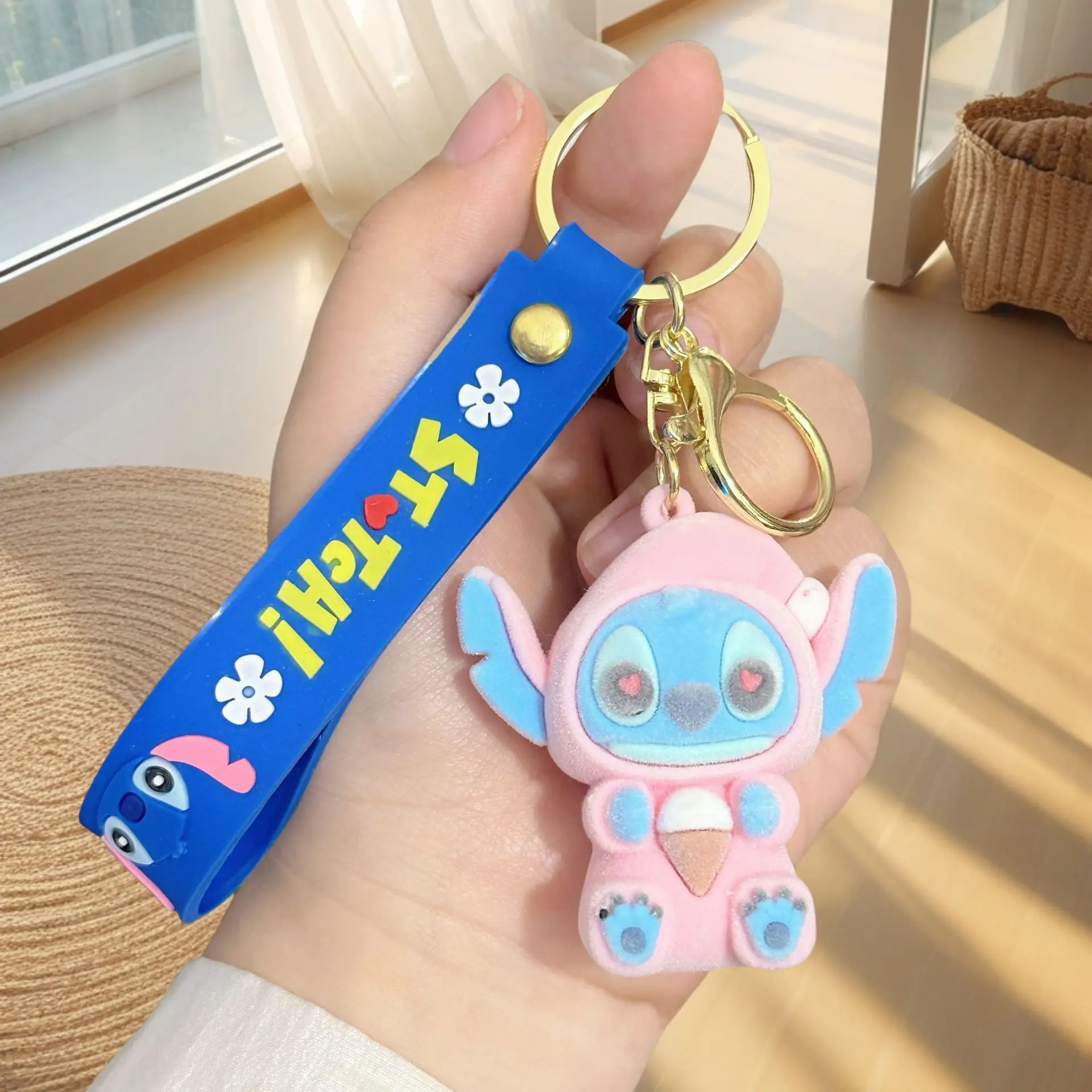 1 قطعة سلسلة مفاتيح جديدة سلسلة مفاتيح دمية كرتونية لطيفة